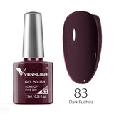 VENALISA Nagel-Gel-Nagellack, semi-permanenter Gellack, Nagelkunst-Salon, 120 Farben, Glitzer, 7,5 ml, Soak Off-Bio-UV-LED-Nagelgel-Lack