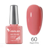 VENALISA Nagel-Gel-Nagellack, semi-permanenter Gellack, Nagelkunst-Salon, 120 Farben, Glitzer, 7,5 ml, Soak Off-Bio-UV-LED-Nagelgel-Lack