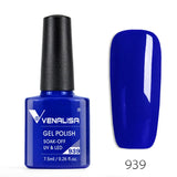 VENALISA Nagel-Gel-Nagellack, semi-permanenter Gellack, Nagelkunst-Salon, 120 Farben, Glitzer, 7,5 ml, Soak Off-Bio-UV-LED-Nagelgel-Lack