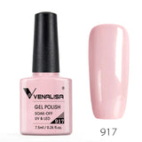 VENALISA Nagel-Gel-Nagellack, semi-permanenter Gellack, Nagelkunst-Salon, 120 Farben, Glitzer, 7,5 ml, Soak Off-Bio-UV-LED-Nagelgel-Lack