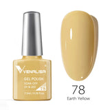VENALISA Nagel-Gel-Nagellack, semi-permanenter Gellack, Nagelkunst-Salon, 120 Farben, Glitzer, 7,5 ml, Soak Off-Bio-UV-LED-Nagelgel-Lack