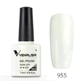 VENALISA Nagel-Gel-Nagellack, semi-permanenter Gellack, Nagelkunst-Salon, 120 Farben, Glitzer, 7,5 ml, Soak Off-Bio-UV-LED-Nagelgel-Lack