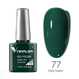 VENALISA Nagel-Gel-Nagellack, semi-permanenter Gellack, Nagelkunst-Salon, 120 Farben, Glitzer, 7,5 ml, Soak Off-Bio-UV-LED-Nagelgel-Lack
