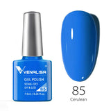 VENALISA Nagel-Gel-Nagellack, semi-permanenter Gellack, Nagelkunst-Salon, 120 Farben, Glitzer, 7,5 ml, Soak Off-Bio-UV-LED-Nagelgel-Lack