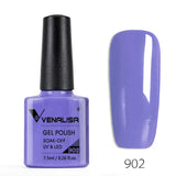 VENALISA Nagel-Gel-Nagellack, semi-permanenter Gellack, Nagelkunst-Salon, 120 Farben, Glitzer, 7,5 ml, Soak Off-Bio-UV-LED-Nagelgel-Lack