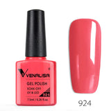 VENALISA Nagel-Gel-Nagellack, semi-permanenter Gellack, Nagelkunst-Salon, 120 Farben, Glitzer, 7,5 ml, Soak Off-Bio-UV-LED-Nagelgel-Lack