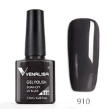 VENALISA Nagel-Gel-Nagellack, semi-permanenter Gellack, Nagelkunst-Salon, 120 Farben, Glitzer, 7,5 ml, Soak Off-Bio-UV-LED-Nagelgel-Lack
