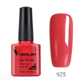 VENALISA Nagel-Gel-Nagellack, semi-permanenter Gellack, Nagelkunst-Salon, 120 Farben, Glitzer, 7,5 ml, Soak Off-Bio-UV-LED-Nagelgel-Lack