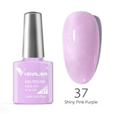 VENALISA Nagel-Gel-Nagellack, semi-permanenter Gellack, Nagelkunst-Salon, 120 Farben, Glitzer, 7,5 ml, Soak Off-Bio-UV-LED-Nagelgel-Lack