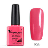 VENALISA Nagel-Gel-Nagellack, semi-permanenter Gellack, Nagelkunst-Salon, 120 Farben, Glitzer, 7,5 ml, Soak Off-Bio-UV-LED-Nagelgel-Lack