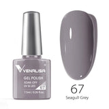 VENALISA Nagel-Gel-Nagellack, semi-permanenter Gellack, Nagelkunst-Salon, 120 Farben, Glitzer, 7,5 ml, Soak Off-Bio-UV-LED-Nagelgel-Lack