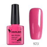 VENALISA Nagel-Gel-Nagellack, semi-permanenter Gellack, Nagelkunst-Salon, 120 Farben, Glitzer, 7,5 ml, Soak Off-Bio-UV-LED-Nagelgel-Lack