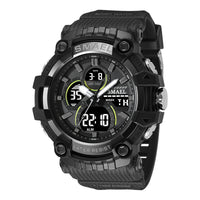 Double Display Digital Waterproof Luminous Men's Watch