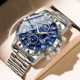 Luxury Watch for Man Quartz Sports Men Watch Waterproof Luminous Stainless Steel Chronograph Men'S Watches Clock Reloj