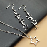 Neue Sterne Ohrringe Sterne Göttin Halskette Sterne Kinder Geschenke Hexerei Geschenke Moderne Hexe Halskette Sterne Charme Ohrringe