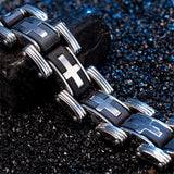 Men's Bracelet Retro Cross Bangle Simple Personality Temperament Wrist Strap Accessories Mens Fashion Charm Bracelets New