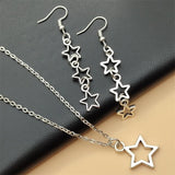 Neue Sterne Ohrringe Sterne Göttin Halskette Sterne Kinder Geschenke Hexerei Geschenke Moderne Hexe Halskette Sterne Charme Ohrringe
