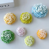 3d Pfingstrose Kerze Silikon form DIY Relief Blume Seife Harz Gips Form Wohnkultur Schokoladen kuchen Eis Backen machen Werkzeug Geschenke