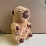 Baby Breath Baby Bear Soothes Otter Plush Toy Doll Toy Child Soothing Music Sleep Companion Sound and Light Doll Toy Gifts