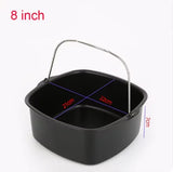 Air Fryer Rack für Ninja Dual 3 Stück Layered Edelstahl Grillrost Rechteck Hot Airfryer Korb Tablett Zubehör