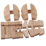 Holz Kongming Lock,3D Eimer Förmigen Puzzles, Gehirn Teaser Spielzeug für Erwachsene Und Kinder, Büro Dekompression Spielzeug