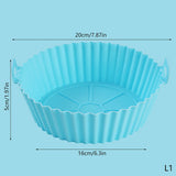 20/16CM Universal Silikon Air Fryer Form Air Fryer Silikon Matte Backmatte Silikon Backmatte