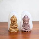 Für Spaß 3D Buddha Silikon Kerze Form Kirche Buddha Weihrauch Kerze Gips Dekoration Form DIY Kirche Kerze Wohnkultur