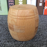 Holz Kongming Lock,3D Eimer Förmigen Puzzles, Gehirn Teaser Spielzeug für Erwachsene Und Kinder, Büro Dekompression Spielzeug