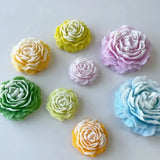 3d Pfingstrose Kerze Silikon form DIY Relief Blume Seife Harz Gips Form Wohnkultur Schokoladen kuchen Eis Backen machen Werkzeug Geschenke