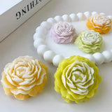 3d Pfingstrose Kerze Silikon form DIY Relief Blume Seife Harz Gips Form Wohnkultur Schokoladen kuchen Eis Backen machen Werkzeug Geschenke