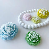 3d Pfingstrose Kerze Silikon form DIY Relief Blume Seife Harz Gips Form Wohnkultur Schokoladen kuchen Eis Backen machen Werkzeug Geschenke