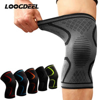 1PCS Fitness Running Cycling Knee Support Braces Elastic Nylon Sport Compression Knee Pad Sleeve for Basketball Volleyball