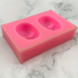 1 Stück, 3D-Gesichtsform Silikon form-kreative DIY Backform, perfekt für Kuchen dekoration, Eiswürfel und Polymer Clay Handwerk