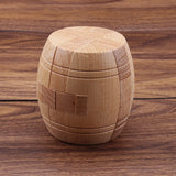 Holz Kongming Lock,3D Eimer Förmigen Puzzles, Gehirn Teaser Spielzeug für Erwachsene Und Kinder, Büro Dekompression Spielzeug