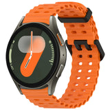 Ocean Band für Samsung Galaxy Watch 7 FE 5 6 4 Classic 5 pro 40 44 mm KEINE Lücken Silikonarmband Correa Galaxy Watch6 Watch4 Armband