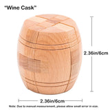 Holz Kongming Lock,3D Eimer Förmigen Puzzles, Gehirn Teaser Spielzeug für Erwachsene Und Kinder, Büro Dekompression Spielzeug