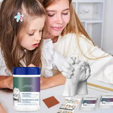 Pflaster von Paris zum Basteln, Gießpulver, Seifenherstellung, Zubehör, Handguss-Set für Kinder, Kleinkinder, Kinder, Erwachsene, Paare, Familie