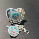2024  Elephant Baby Pacifier Chain Clip for Newborns Bpa-Free Luxury Bling Pacifier Silicone Dummy Pacifier Chupetta 0-36M