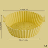 20/16CM Universal Silikon Air Fryer Form Air Fryer Silikon Matte Backmatte Silikon Backmatte