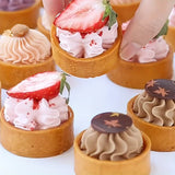 6 stücke 5 cm Perforierte Törtchen Kuchen Mousse Form Edelstahl Torte Form Pie Ring Cookies Gebäck Kreis Cutter Backen werkzeuge