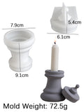Schach Kerze Glas Silikon Form Set Kreative Schach Kristall Epoxy Casting Formen für DIY Leuchter Stift Halter Tasse Handwerk Machen