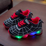 Disney Children'S Sneakers Spiderman Boys Casual Shoes Spring Summer New Mesh Breathable Student Shoes Kids Anti-Slip Casual Sho
