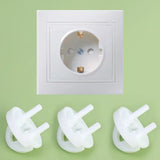 White Electrical Safety Socket Protective Cover Baby Care Safe Guard Protection Children anti Electric Shock Rotate Protectors