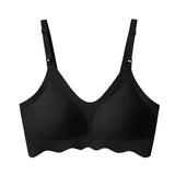 Wirefree Traceless Women'S Comfortable and Breathable Ultra Thin Breastfeeding Bra Detachable Nursing Bra Maternity Underwear