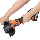 MUSTOOL 388VF 125mm 1600W 3 Gänge Ladeanzeige Licht Bürstenloser Winkelschleifer