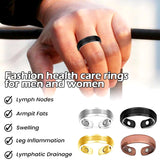 Magnetic Therapy Rings Women Men Fashion Slimming Fat Burning Opening Rings Lymphatic Detox Magnetic Health Care Jewelry