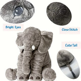 40Cm Soft Elephant Plush Toys Cute Elephant Baby Sleeping Pillow Stuffed Animals Best Gifts for Kids Birthday Room Decoration