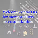 Processing Custom Design Alabaster Quartz Watch with Unique Claw Shape Movement for Men Goth Charms for Jewelry Making