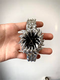Processing Custom Design Alabaster Quartz Watch with Unique Claw Shape Movement for Men Goth Charms for Jewelry Making