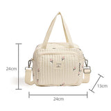 Korea Mommy Bag Baby Stroller Nappy Bag Baby Diaper Organizer Portable Tote Bags Maternity Multi-Function Travel Messenger Bags